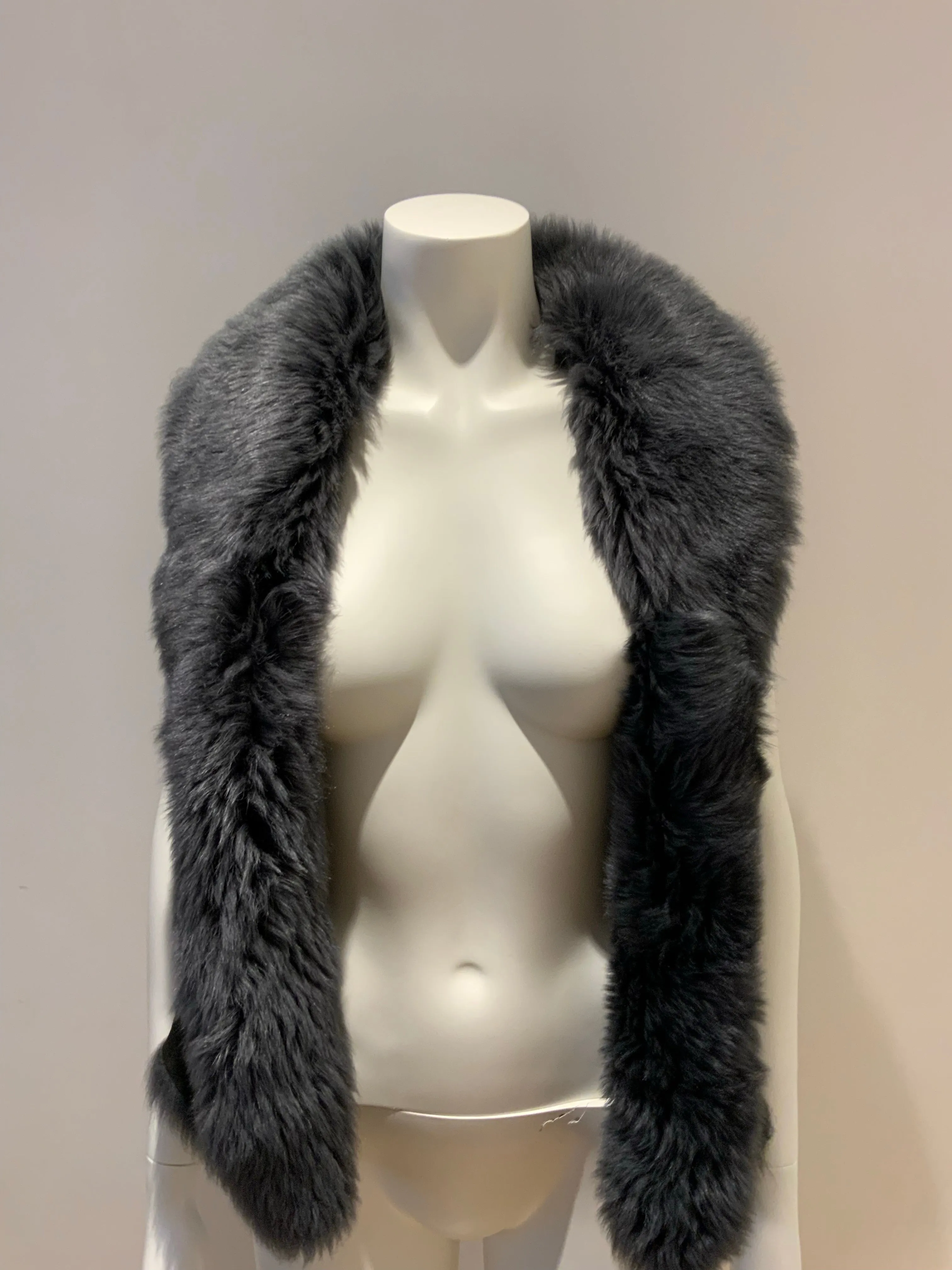 Amazing BRORA sheepskin shearling vest gilet jacket Size S small ladies