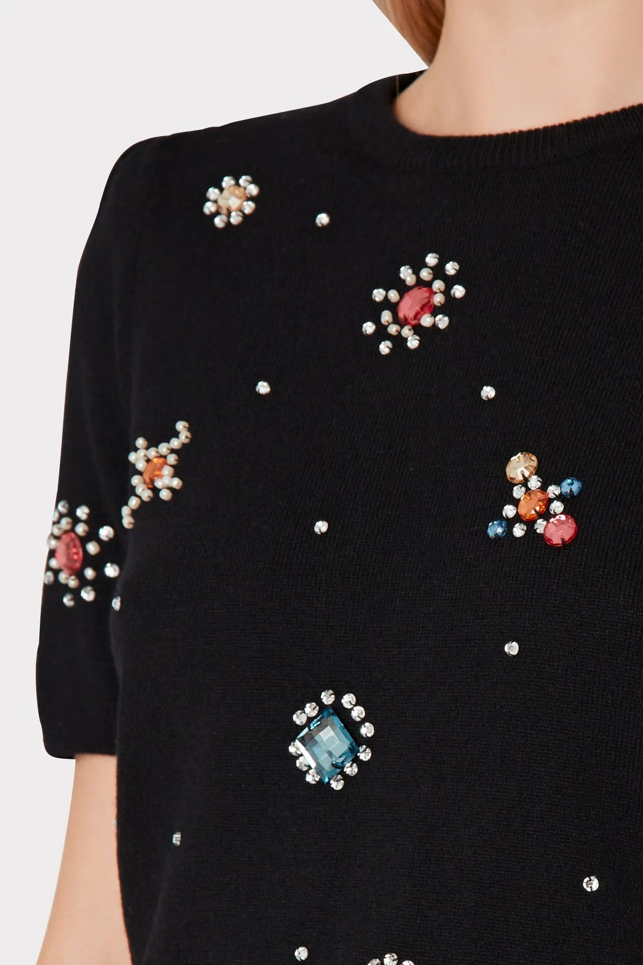 Beaded Holiday Sweater