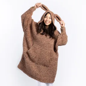 Bernat Big Bear Comfort Crochet Blanket Hoodie