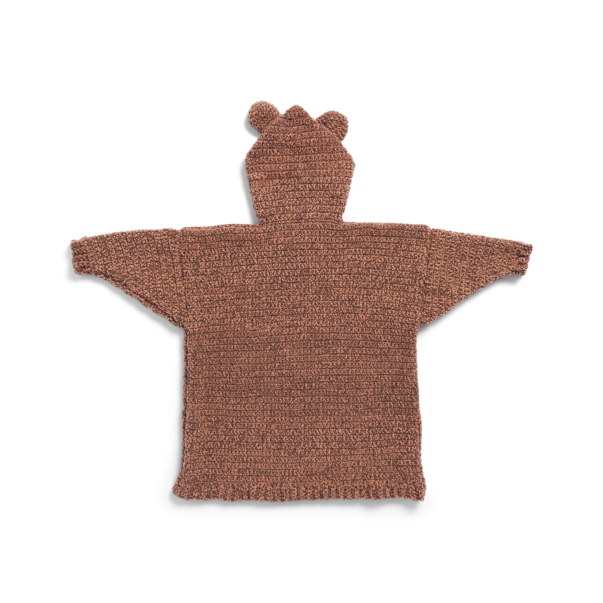 Bernat Big Bear Comfort Crochet Blanket Hoodie