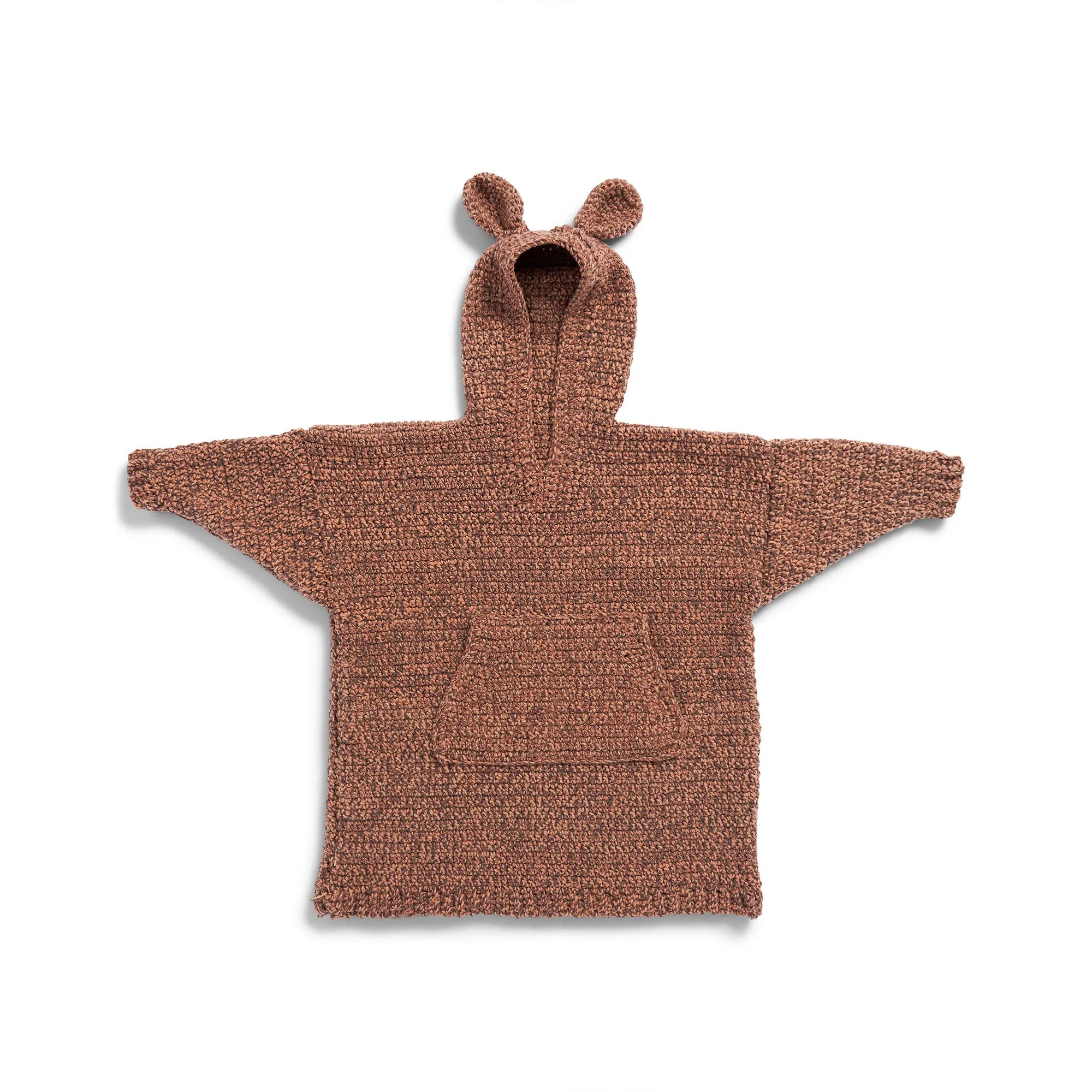 Bernat Big Bear Comfort Crochet Blanket Hoodie