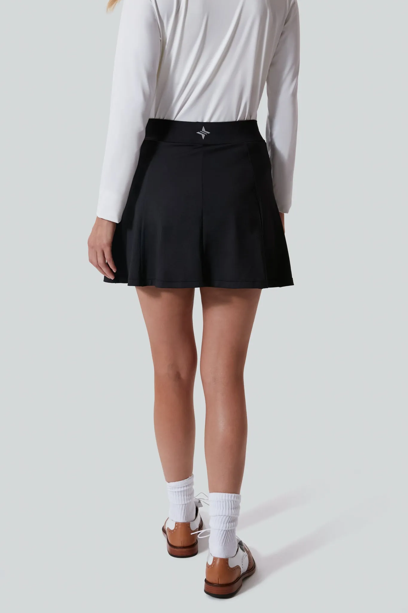 Black 15 Inch Renee Golf Skirt