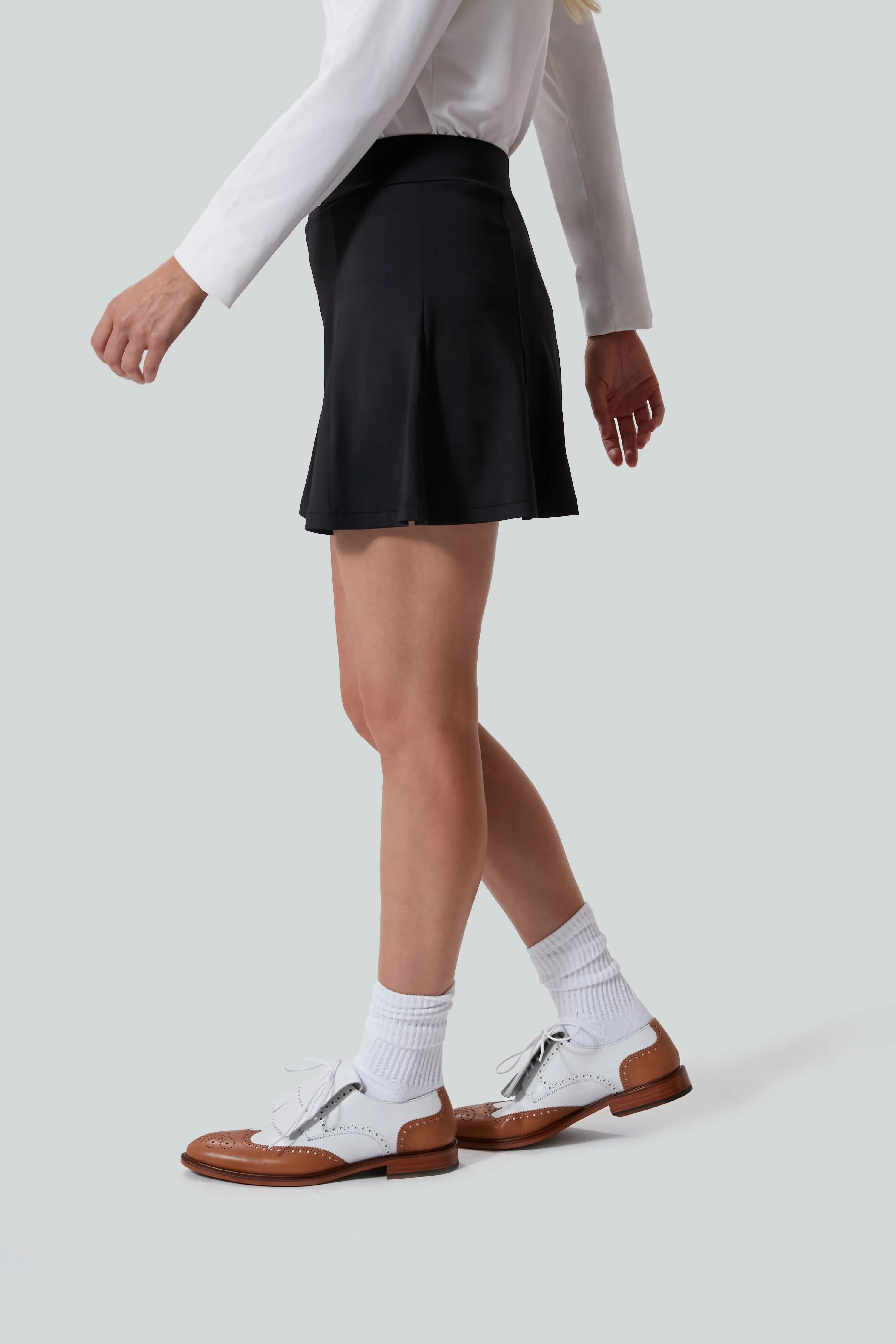 Black 15 Inch Renee Golf Skirt