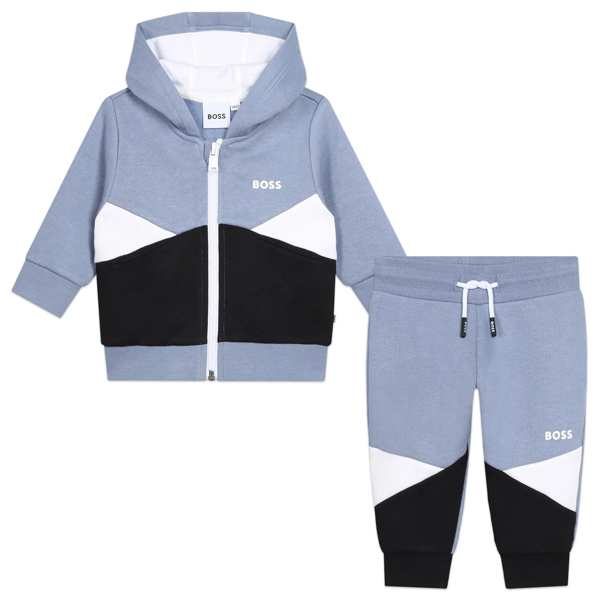 Boss - Grey cardigan and trousers outfit