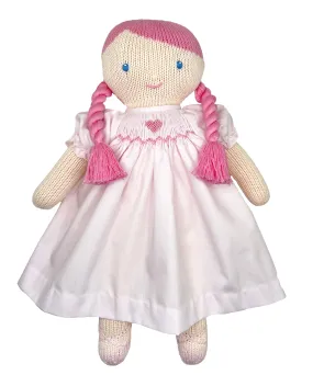 Doll w/Smocked Heart Dress