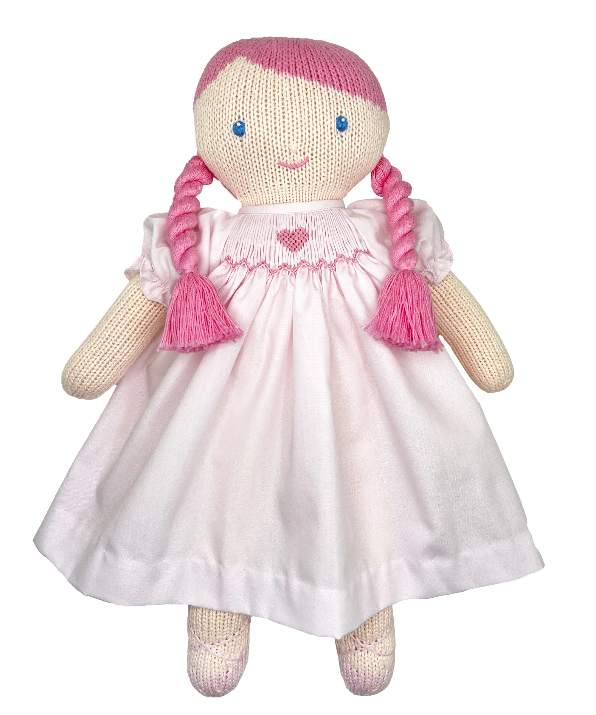 Doll w/Smocked Heart Dress