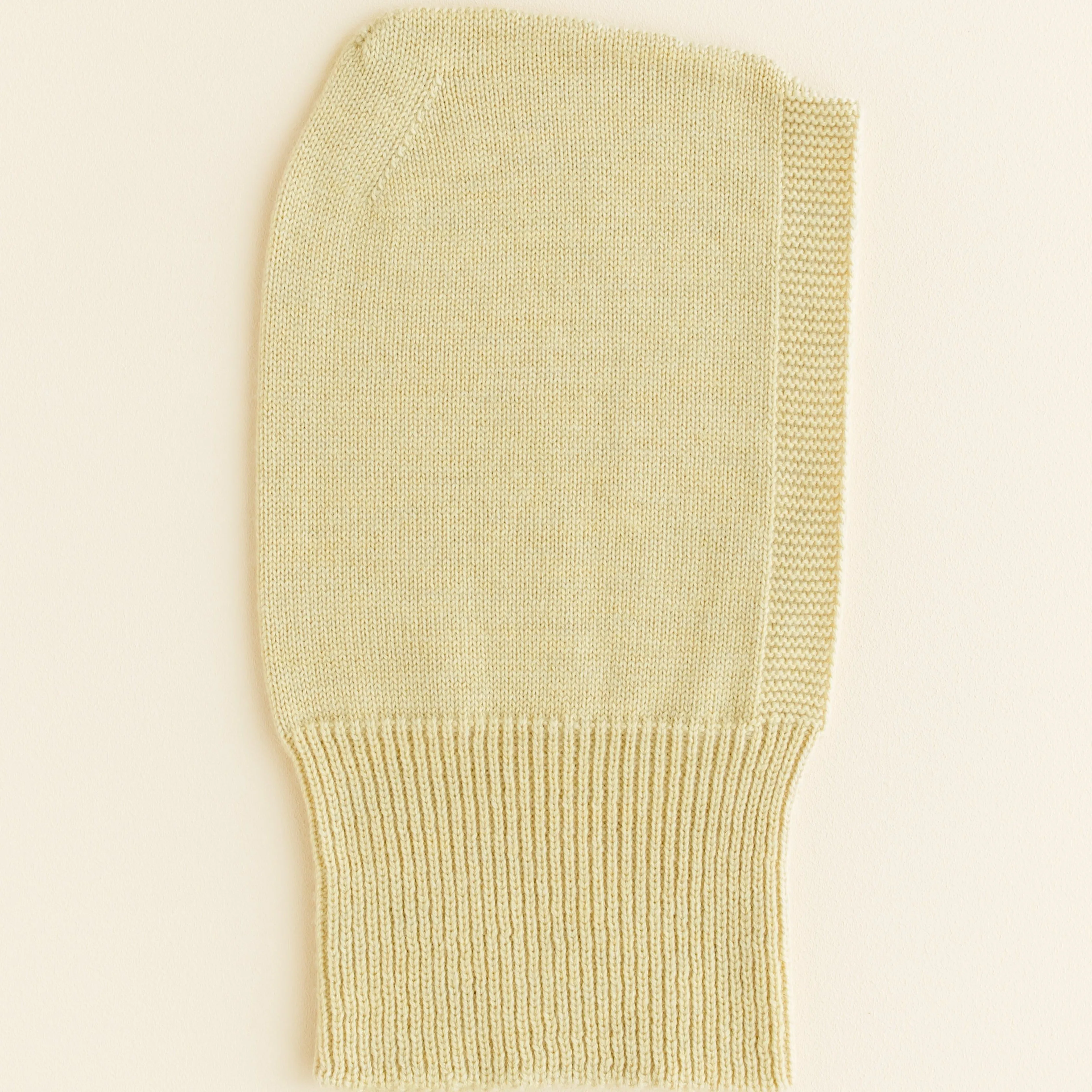 Eddy Merino Wool Balaclava (Light Yellow)