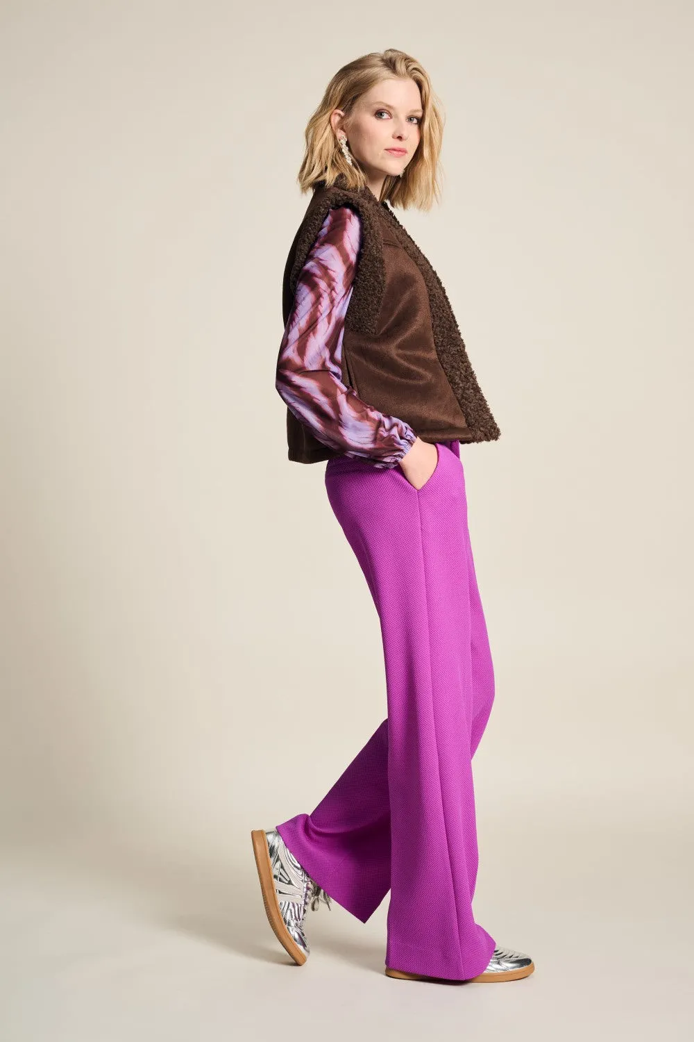 Gilet Lamny Brown