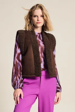 Gilet Lamny Brown