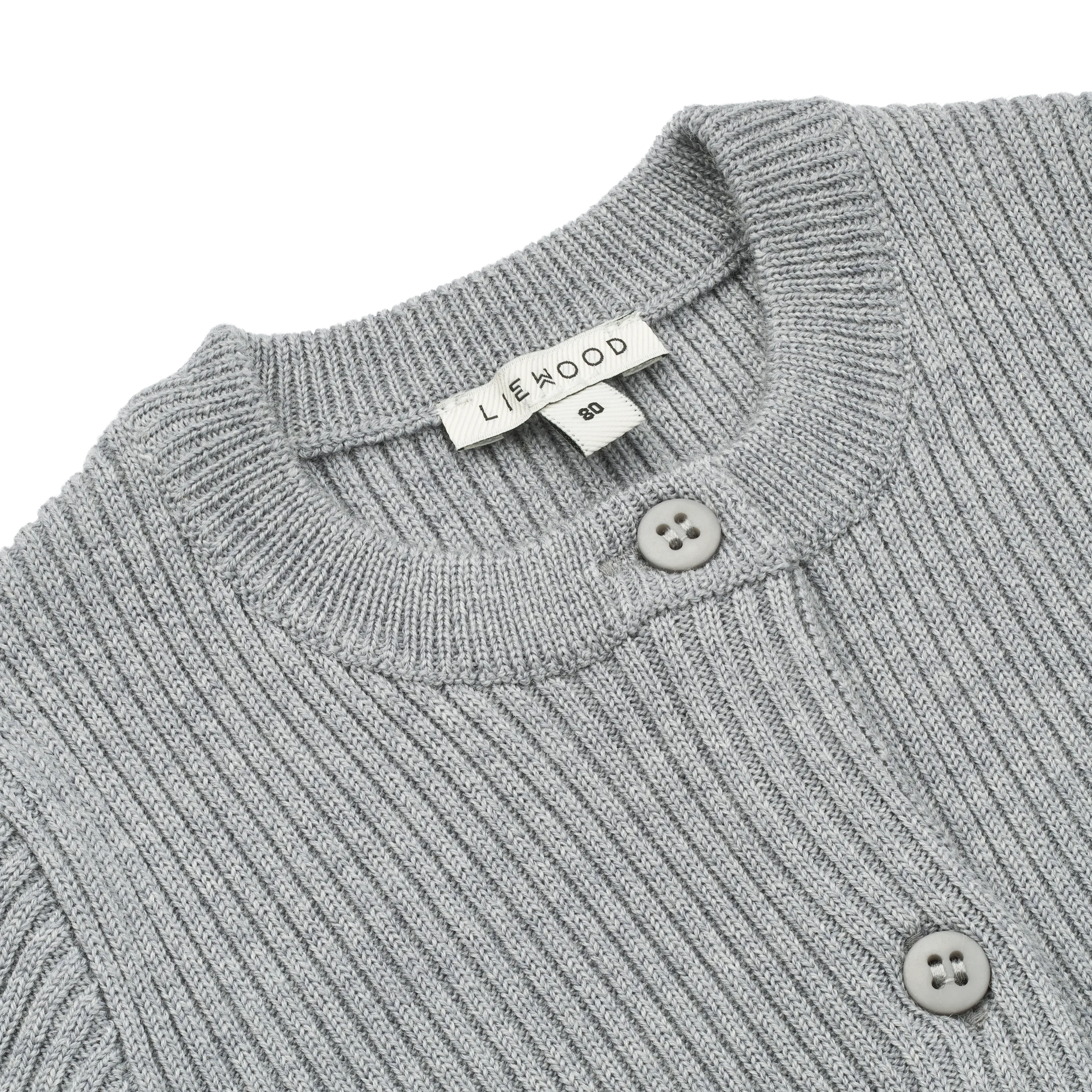 Igor Ribbed Merino Onesie (Grey Melange)