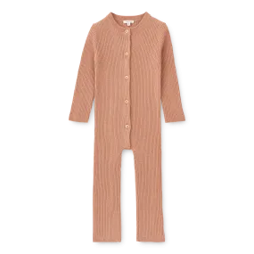 Igor Ribbed Merino Onesie (Tuscany Rose)