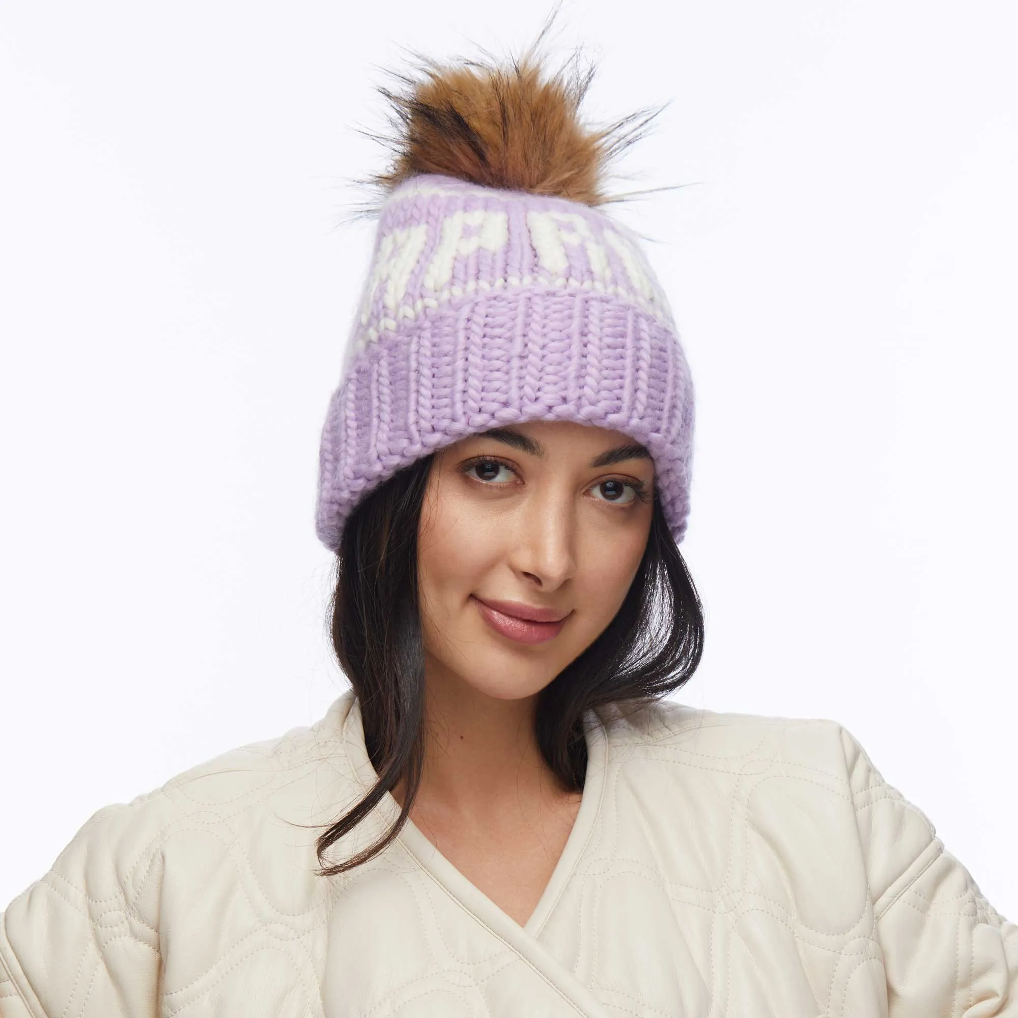 LAVENDER APRES BEANIE