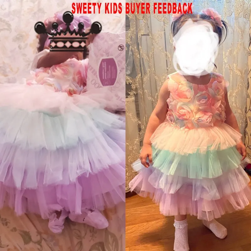 Liana - Baby Girl Birthday Party Dress | Princess Dress Baby Girl