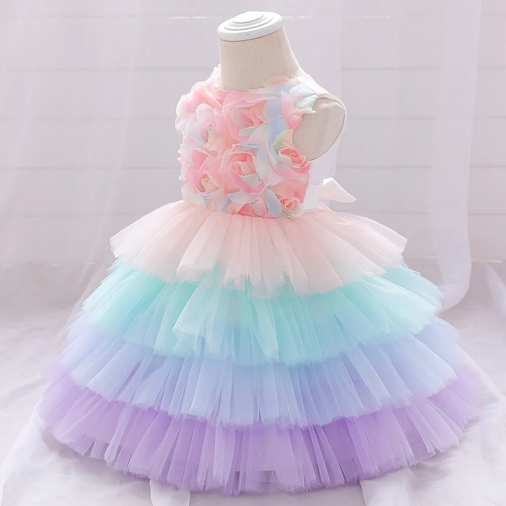 Liana - Baby Girl Birthday Party Dress | Princess Dress Baby Girl