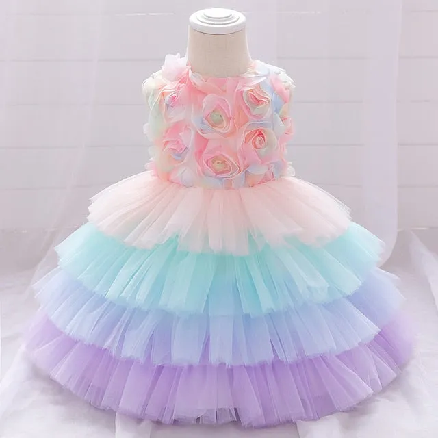 Liana - Baby Girl Birthday Party Dress | Princess Dress Baby Girl