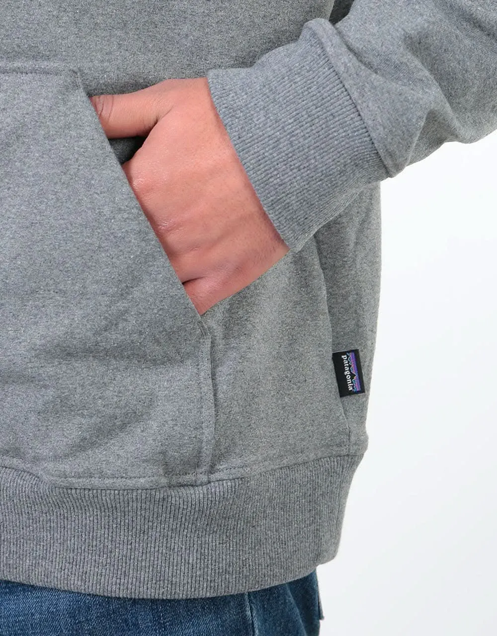 Patagonia Fitz Roy Horizons Uprisal Pullover Hoodie - Gravel Heather