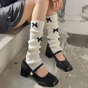 ribbon leg warmers lf2572