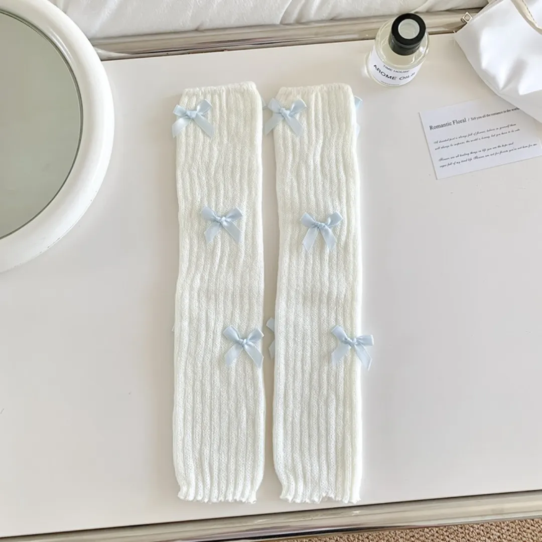 ribbon leg warmers lf2572