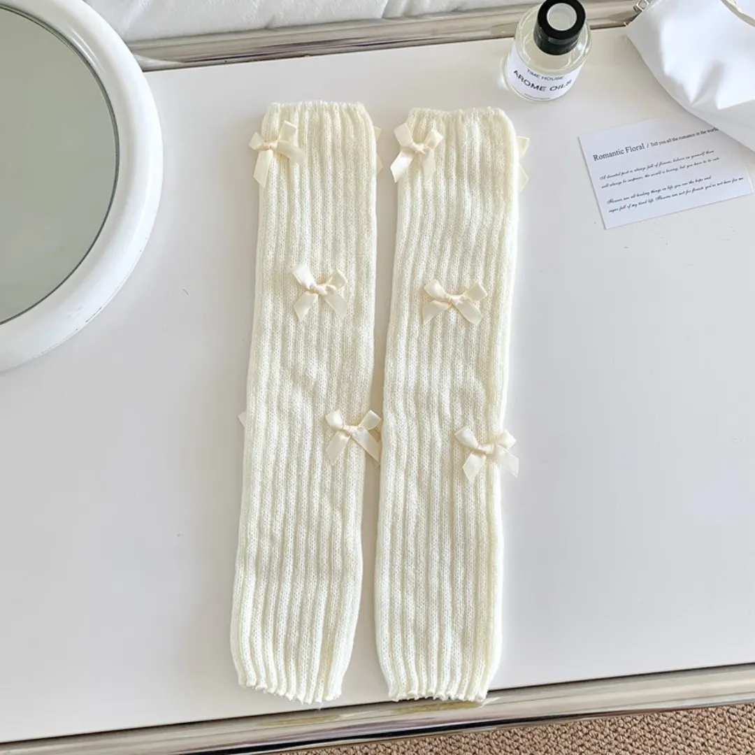 ribbon leg warmers lf2572