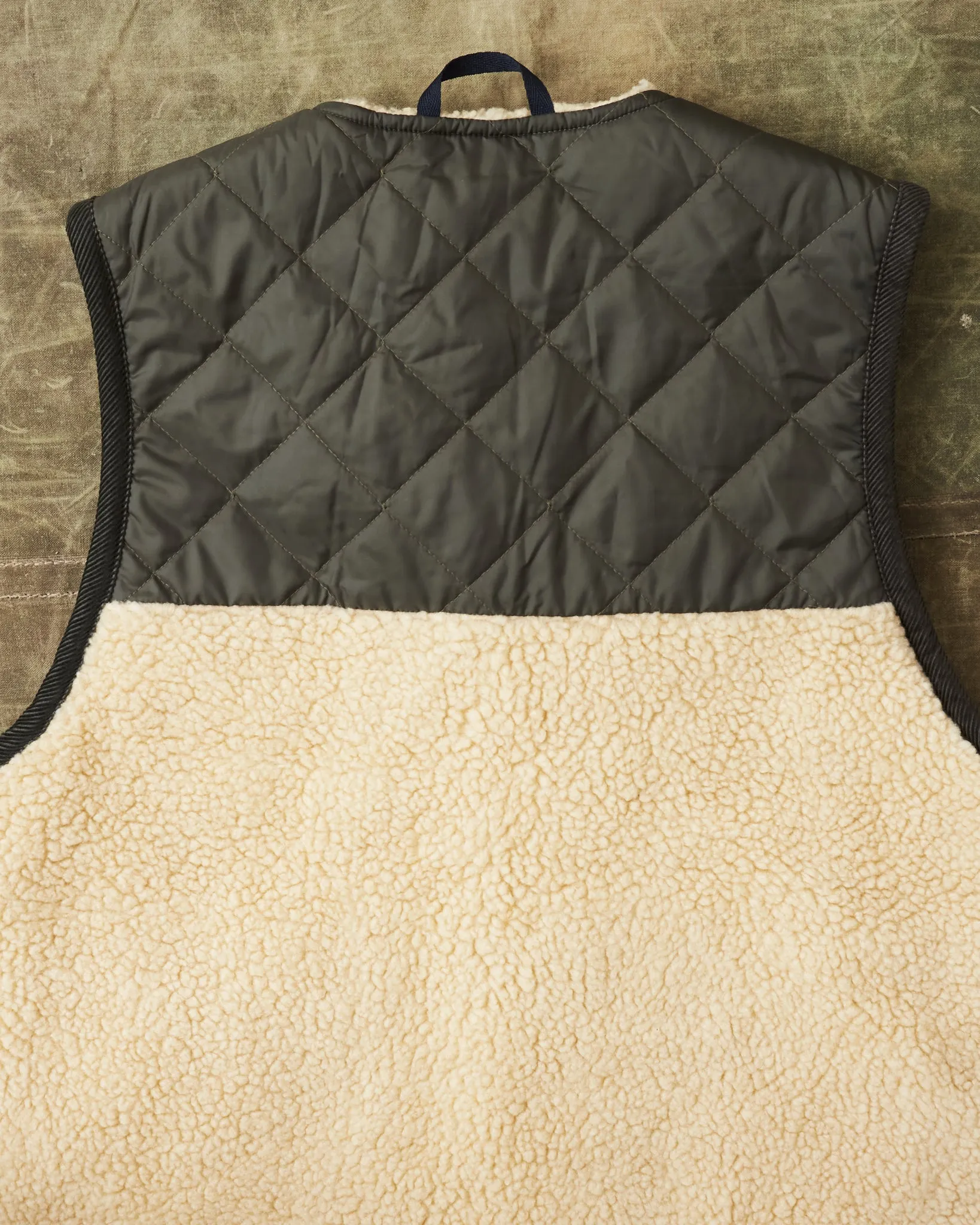 Second Hand Lavenham Faux Shearling Vest Size L