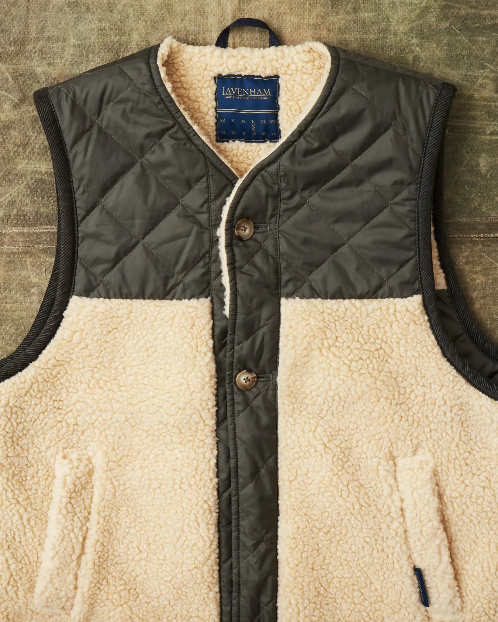 Second Hand Lavenham Faux Shearling Vest Size L