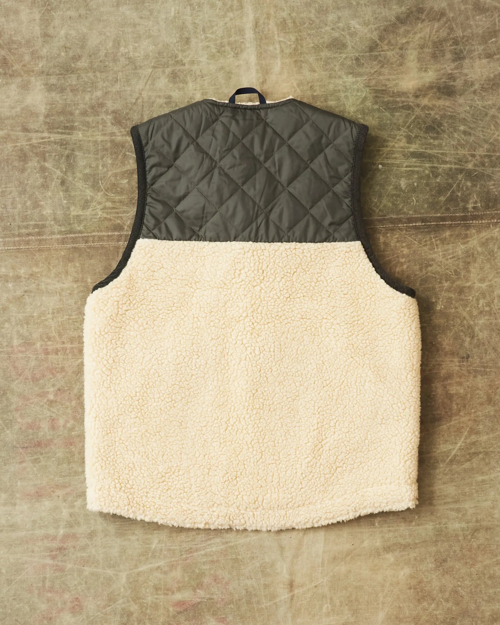 Second Hand Lavenham Faux Shearling Vest Size L