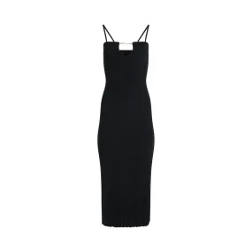 Sierra Bretelles Dress in Black