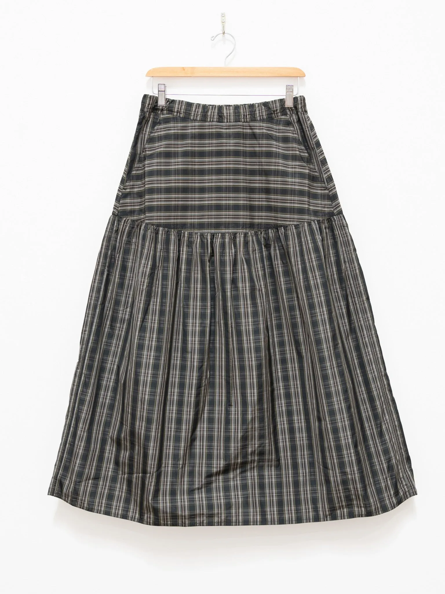 Sling Skirt - Black Plaid