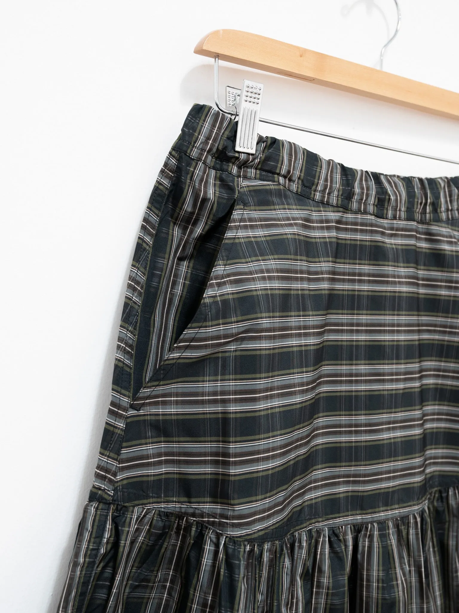 Sling Skirt - Black Plaid