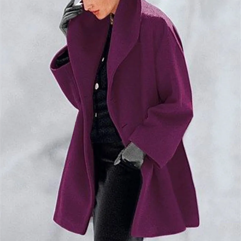 Winter Coat & Jacket for Women | Trendy Multi-Color Loose Sweater for Autumn & Winter