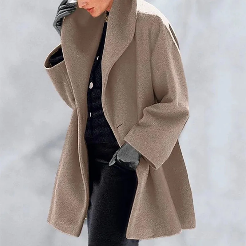 Winter Coat & Jacket for Women | Trendy Multi-Color Loose Sweater for Autumn & Winter