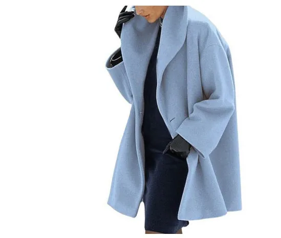 Winter Coat & Jacket for Women | Trendy Multi-Color Loose Sweater for Autumn & Winter