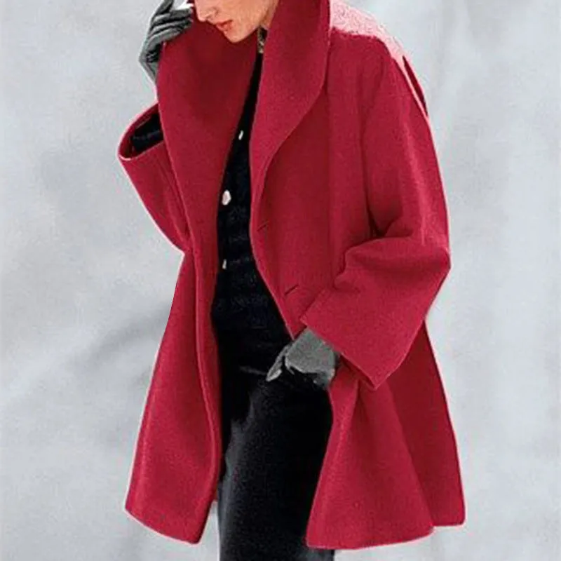 Winter Coat & Jacket for Women | Trendy Multi-Color Loose Sweater for Autumn & Winter